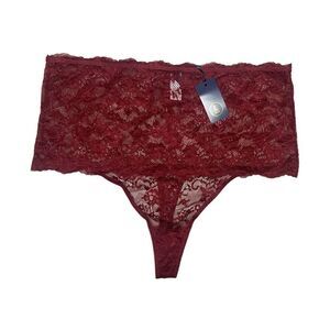 NEW Fox & Royal Burgundy Emma High Waist Thong - Women’s 20